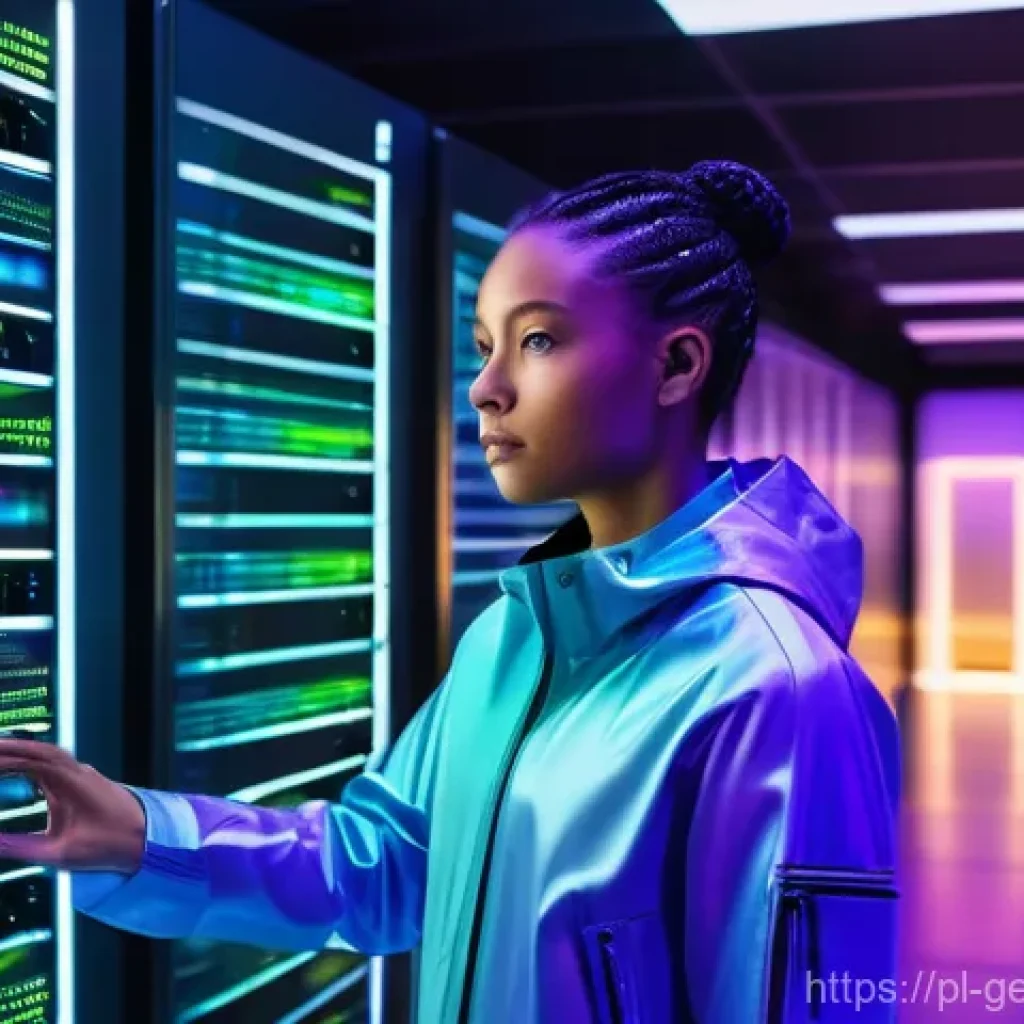 AI 활용 시 개인 정보 보호 방안 - **Prompt 1: "Digital Guardian"**
A vibrant and modern digital art piece depicting a diverse youn...