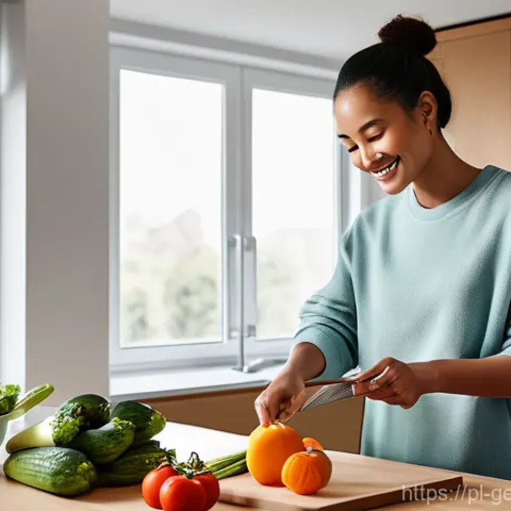 AI와 인간의 관계 재정립 - A Cozy, Smart Kitchen in a Modern Apartment**

**Prompt:** "A young adult (20s, gender-neutral appea...