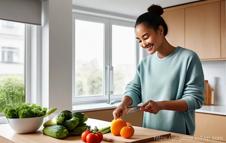 AI와 인간의 관계 재정립 - A Cozy, Smart Kitchen in a Modern Apartment**

**Prompt:** "A young adult (20s, gender-neutral appea...